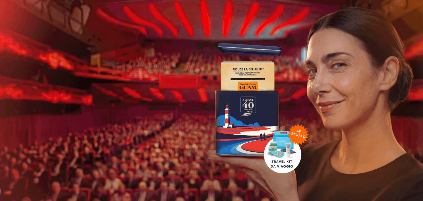 <p>GUAM è sul palco. <br />Il regalo è per te.</p>